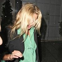 Kate Moss leaving Claridge's in Mayfair